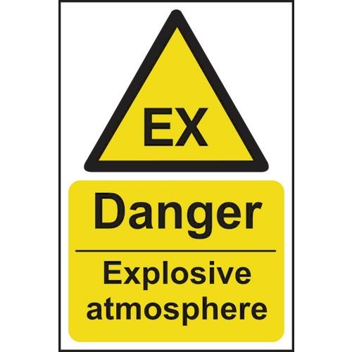 Danger Explosive Atmosphere - Sav (200 X 300mm)