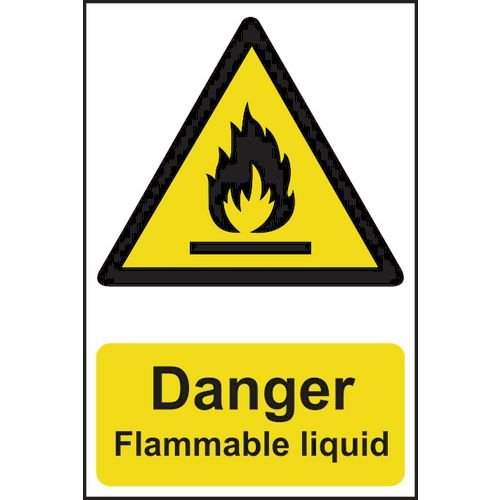 Danger Flammable Liquid - Sapp (200 X 300mm)
