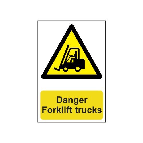 Danger Forklift Trucks - Pp (400 X 600mm)