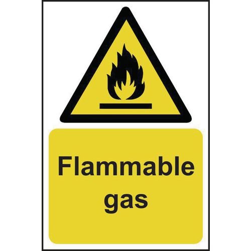 Flammable Gas - Sav (200 X 300mm)