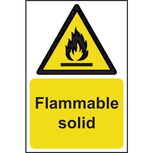 Flammable Solid - 1.2mm Recyclable Pp (200 X 300mm)
