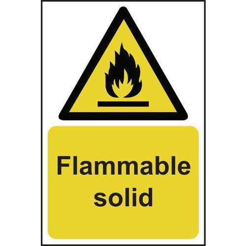 Flammable Solid - Sav (200 X 300mm)