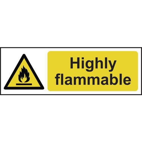 Highly Flammable - Sav (300 X 100mm)