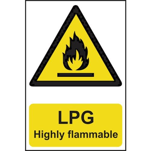 Lpg Highly Flammable - Sapp (200 X 300mm)