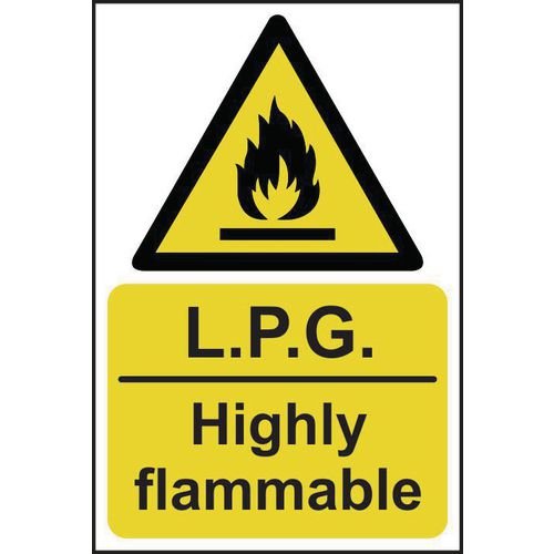 Lpg Highly Flammable - Sav (200 X 300mm)