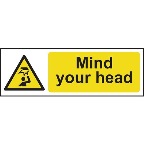 Mind Your Head - 1.2mm Recyclable Pp (600 X 200mm)