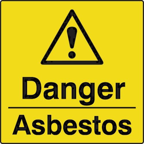 Danger Asbestos - Labels (50 X 50mm Roll Of 250)