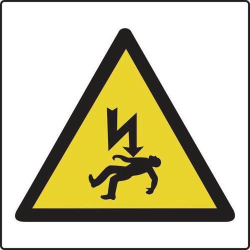 Danger Of Death Symbol - Labels (50 X 50mm Roll Of 250)