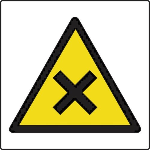 Irritant Symbol - Labels (50 X 50mm Roll Of 250)