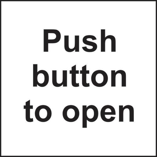 Push Button To Open - Sav (150 X 150mm)