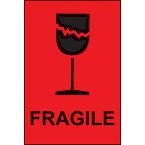 Fragile - Paper Packaginglabels (100 X 150 mm Roll of 1000)