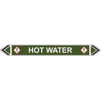 Flow Marker - Hotwater (green - 5 Pack)