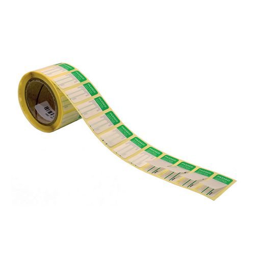 Pass Test Label (Self Laminating) 250 Roll 42.5 X 32.5mm