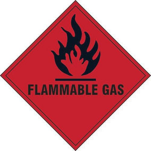 Flammable Gas - Sav (100 X 100mm)