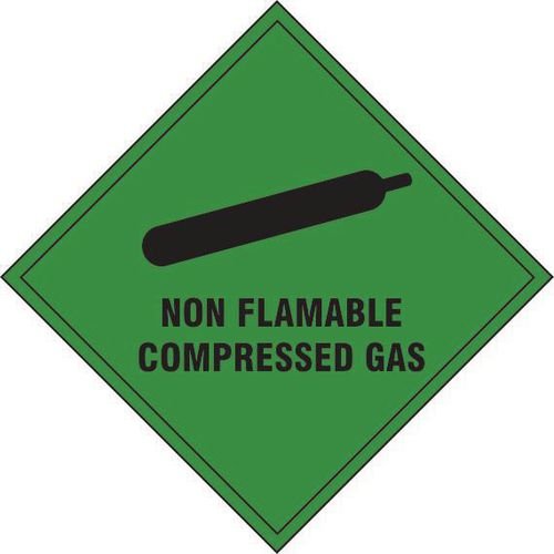 Non Flammable Compressed Gas - Sav (200 X 200mm)