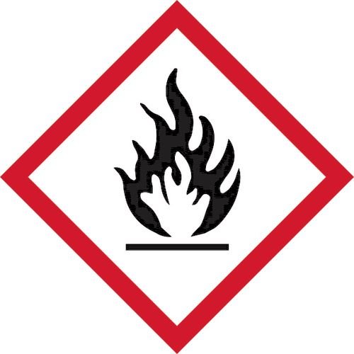 Ghs Flammable Symbol - Sav (100 X 100mm)
