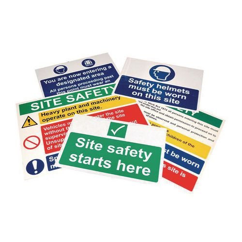 Construction Site Pack (5 Signs)