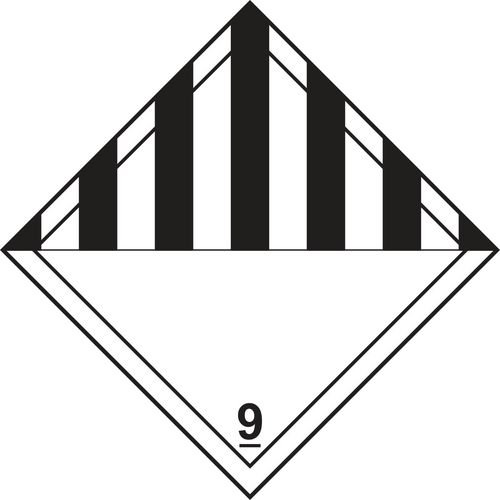 Miscellaneous 9 - Labels (250 X 250mm Pack Of 10)