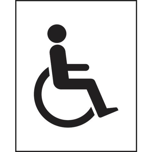 Disabled Symbol - Sav (200 X 250mm)