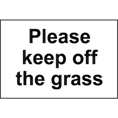Please Keep Off The Grass - Sav (300 X 200mm)