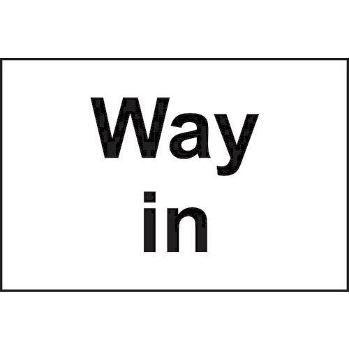 Way In - 1.2mm Recyclable Pp (300 X 200mm)