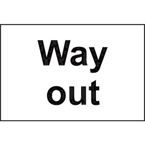 Way Out - 1.2mm Recyclable Pp (300 X 200mm)
