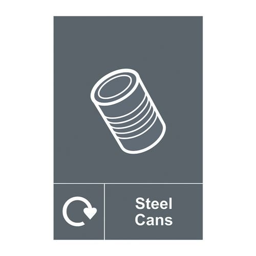 Recycling: Steel Cans - Sav (150 X 200mm)