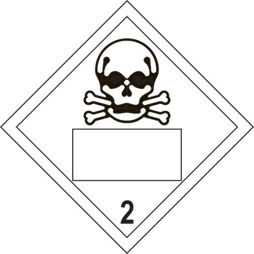 Skull 2 Symbol - Sav Placard (250 X 250mm)