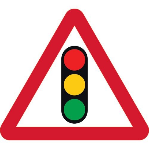 600mm Tri. Dibond 'Traffic Lights' Road Sign (Without Channel)