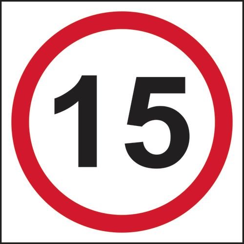 15Mph (Speed Limit) - Fmx (400 X 400mm)