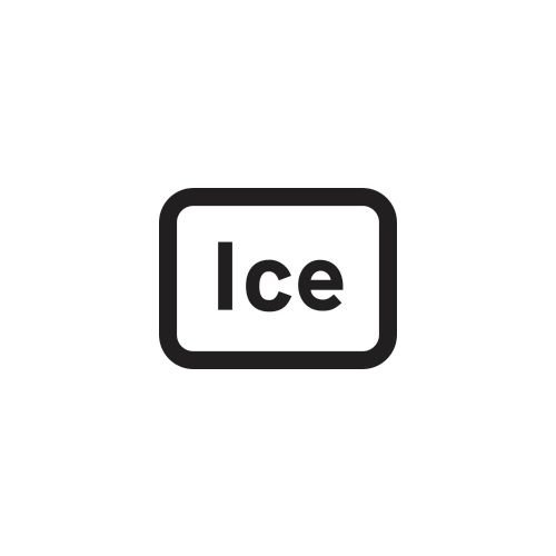 310 X 234mm Dibond 'Ice' Road Sign (With Channel)