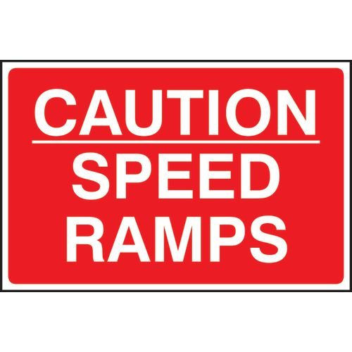 Caution Speed Ramps - Fmx (600 X 400mm)