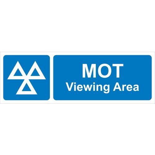 Mot Viewing Area - 1.2mm Recyclable Pp (600 X 200mm)