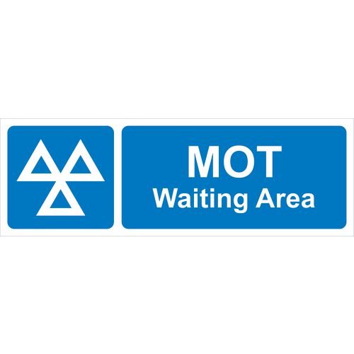 Mot Waiting Area - 1.2mm Recyclable Pp (600 X 200mm)