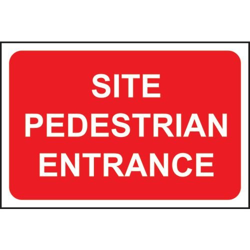 Site Pedestrian Entrance - Fmx (600 X 400mm)
