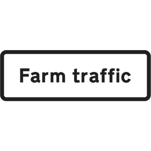 Supplementary Plate 'Farm Traffic' - Zin (870 X 300mm)