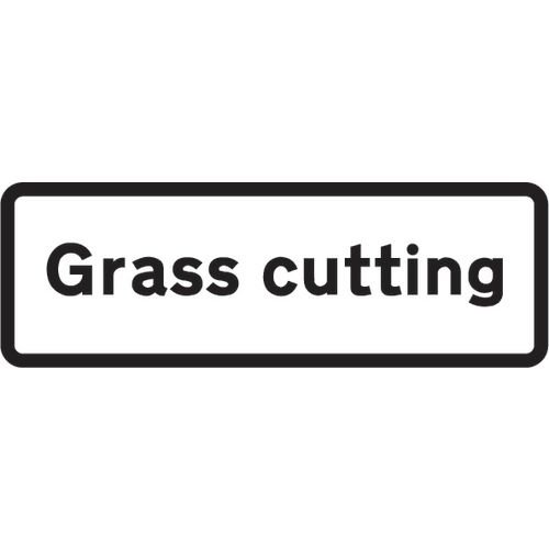 Supplementary Plate 'Grass Cutting' - Zin (870 X 300mm)