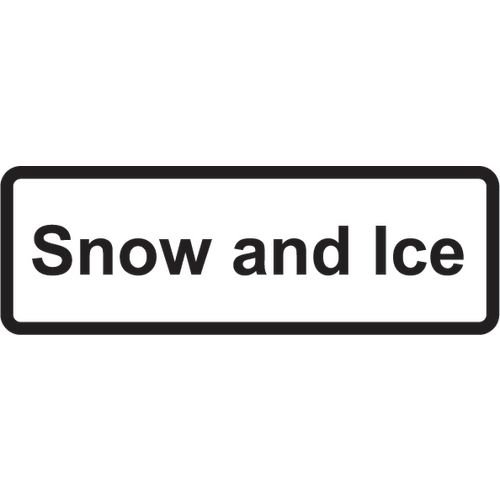 Supplementary Plate 'Snow And Ice' - Zin (685 X 275mm)