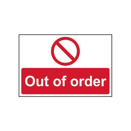 Out Of Order -1.2mm Recyclable Pp (300 X 200mm)