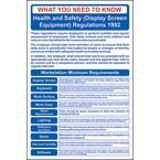 Safety Poster: Dse Regulations- 1.2 mm Recyclable Pp (400 X 600 Mm)