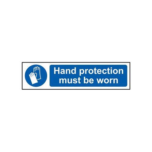 Hand Protection Must Be Worn - Sapp (200 X 50mm)