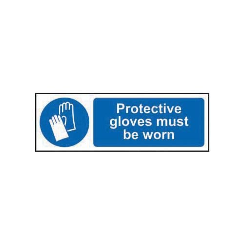 Protective Gloves Must Be Worn - Sav (300 X 100mm)