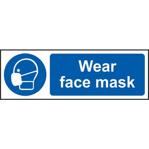 Wear Face Mask - 1.2mm Recyclable Pp (600 X 200mm)