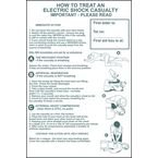 How to Treat An Electricshock Casualty - Pp (400 X 600 Mm)