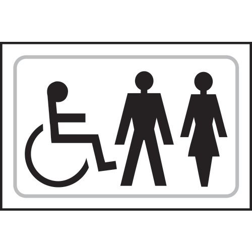 Disabled / Ladies / Gentlemen Graphic - Taktyle (225 X 150mm)