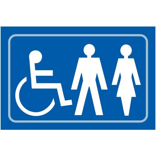 Disabled / Ladies / Gentlemen Graphic - Taktyle (225 X 150mm)
