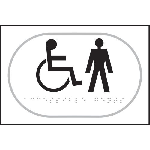 Disabled Gentlemen Graphic - Taktyle (225 X 150mm)