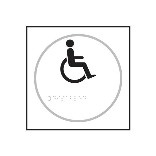 Disabled Symbol - Taktyle (150 X 150mm)