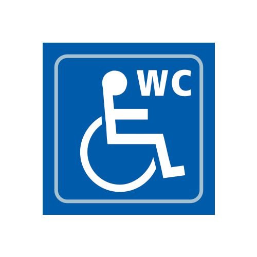 Disabled Wc Graphic - Taktyle (150 X 150mm)