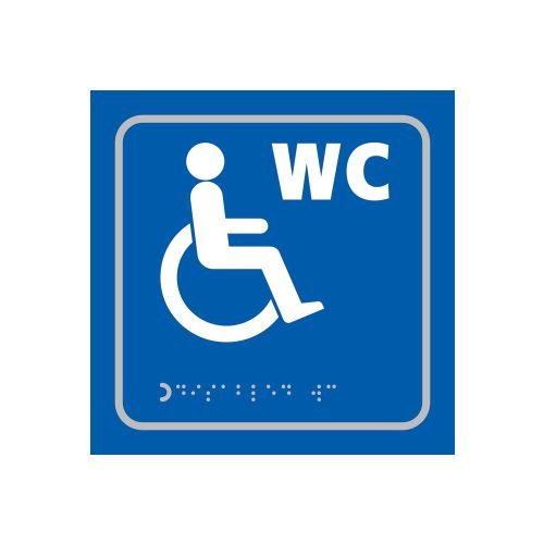 Disabled Wc Symbol - Taktyle (150 X 150mm)